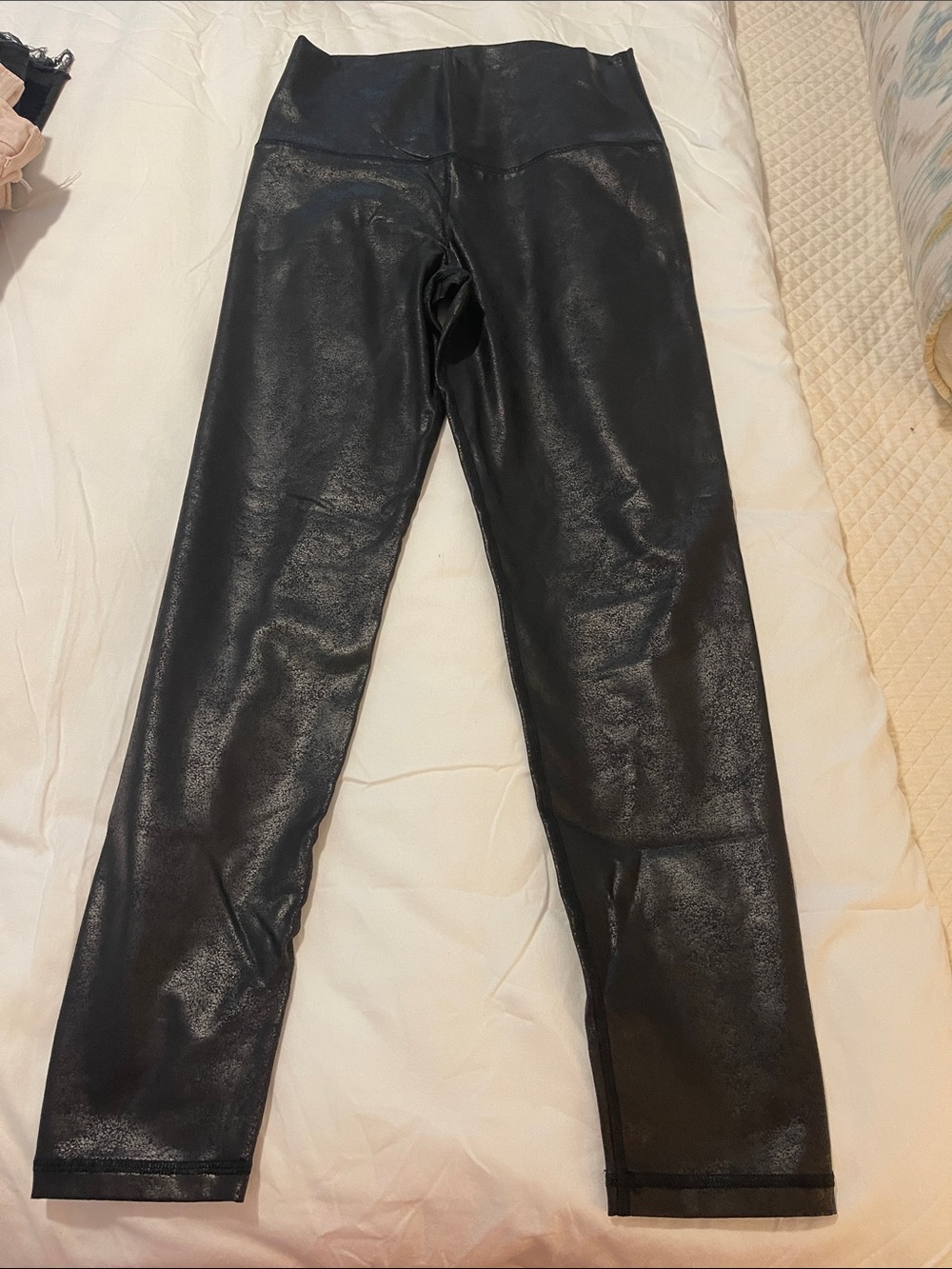 Aerie Offline Women’s High-Rise Faux Leather Black Leggings